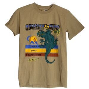 Vintage El Paso Millennium Y2K Graphic Tee Unisex T-Shirt Tan Hipster Sun Gator